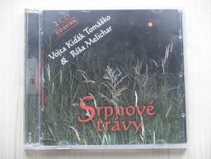 2CD Vojta Kiďák Tomáško & Ríša Melichar – Srpnové trávy (2007, AVIK) – CD Extra  2CD Vojta Kiďák Tomáško & Ríša Melichar – Srpnové trávy – 2007 AVIK – trampská hudba – CD Extra