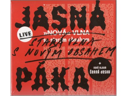 2CD Jasná Páka - LIVE + Černá deska -  Stará vlna s novým obsahem