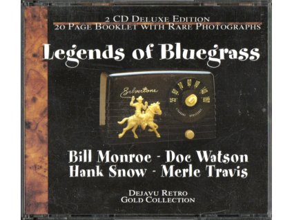 2CD Legends of Bluegrass - Bill Monroe & Doc Watson, Hank Snow & Merle Travis