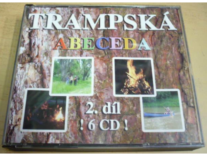 6CD-SET Trampská abeceda 2. díl – (Československá muzika)  Trampská abeceda 2. díl – 6CD – Československá muzika – rozsáhlá kolekce trampské hudby, folku a country