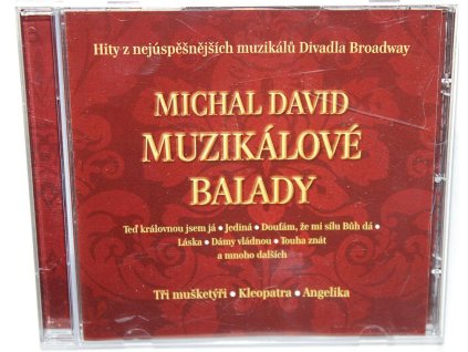 CD Michal David - Muzikálové balady