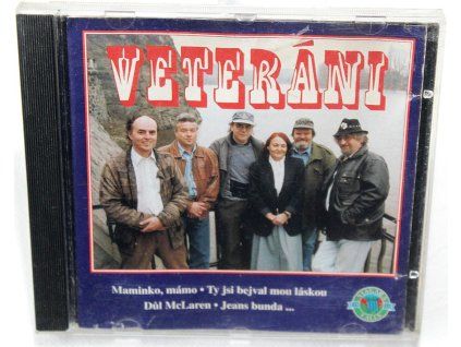 CD Veteráni – Důl McLaren, Jeans bunda… (1997, Multisonic)  Veteráni – Důl McLaren, Jeans bunda… – české country a trampské písně