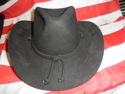 Stetson černý plstěný