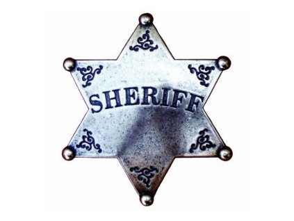 Šerifská hvězda-Silver