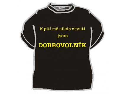 K pití mě nikdo nenutí -černé