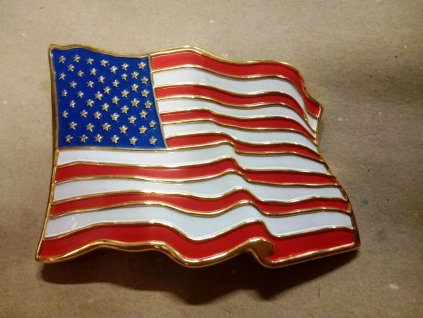 Opasková spona - Vlajka USA