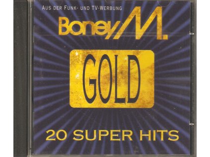 CD BONEY M - GOLD 20 SUPER HITS