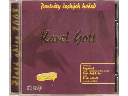 CD Karel Gott - Portréty českých hvězd Zlatá edice 2003