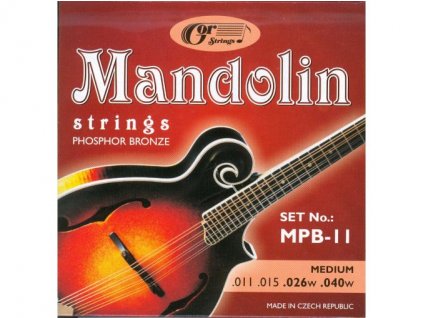 GORSTRINGS MPB-11 MEDIUM (.011 - .040) - SADA STRUN NA OSMISTRUNNOU MANDOLÍNU