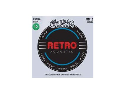 MARTIN Retro Extra Light Kovové struny pro akustickou kytaru