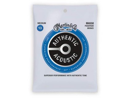 MARTIN Authentic SP 92/8 Phosphor Bronze Medium Kovové struny pro akustickou kytaru