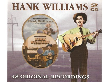 2CD HANK WILLIAMS - 48 ORIGINAL RECORDINGS