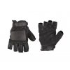 Taktické rukavice SECURITY protection kožené bezprsté
