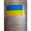 Vlajka UKRAJINA 30 X 46 + 63cm