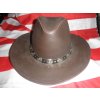 Westernový klobouk "Mc Leod" kožený