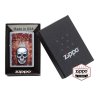 Zapalovač Zippo – 29870 Rusted Skull Design (vícebarevný)