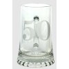 Korbel k narozeninám – skleněný, pískovaný 0,4 l