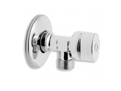 Rohový ventil s krytkou a kovovou pákou