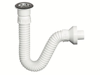 FLEXI dřezový sifon s výpustí, DN 40
