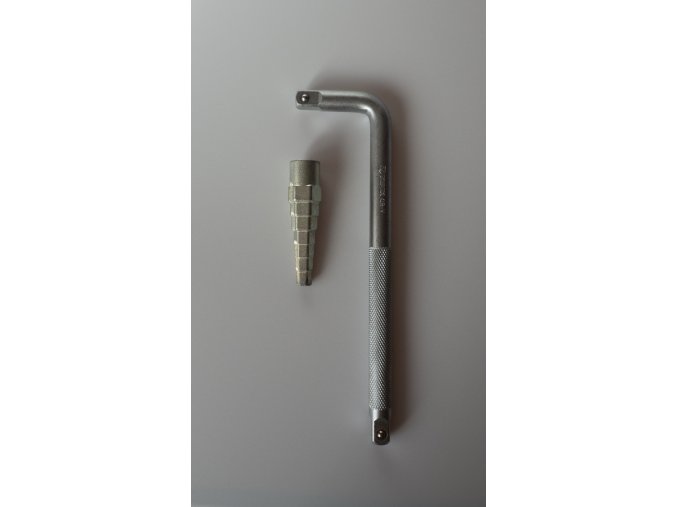 Topenářský stupňovitý montážní klíč “stromeček” 1/4"-1" s pákou