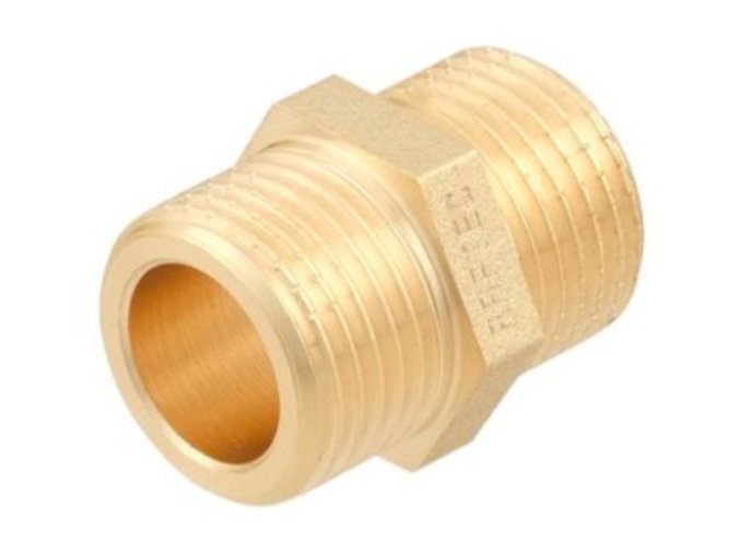 Mosazná vsuvka silnostěnná 1