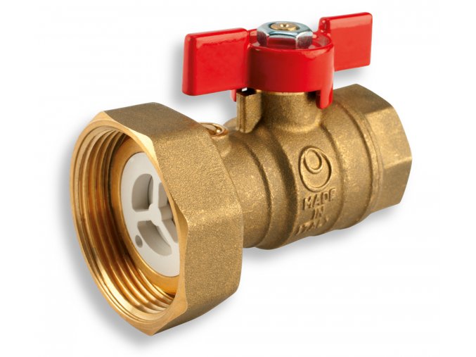 Kulový kohout 1" s půlšroubením k čerpadlu 6/4"