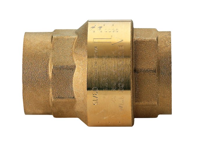 Mosazná zpětná klapka s kónickým pístem