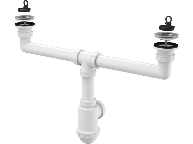 Sifon dřezový dvojitý A449, DN50:40