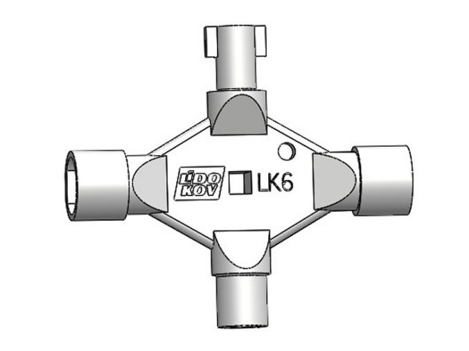 Víceúčelový klíč LK6 E