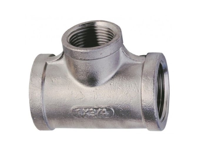 Nerezový T kus FFF redukovaný ISO 4144