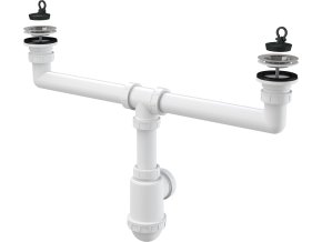 Sifon dřezový dvojitý A449, DN50:40