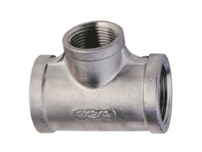 Nerezový T kus FFF redukovaný ISO 4144