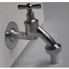 Zahradní mosazný ventil 1/2" chrom 2