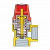 Caleffi 311 pojistný ventil 1:2%22 detail