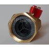 Kulový kohout 1” k čerpadlu 6/4” s půlšrobením detail vnitřku