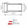 Mezikkus 3/4" x 3/4" rozměry