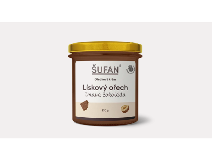 Lískový ořech s tmavou čokoládou