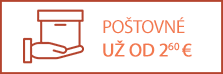 Poštovné už od 2,6 €