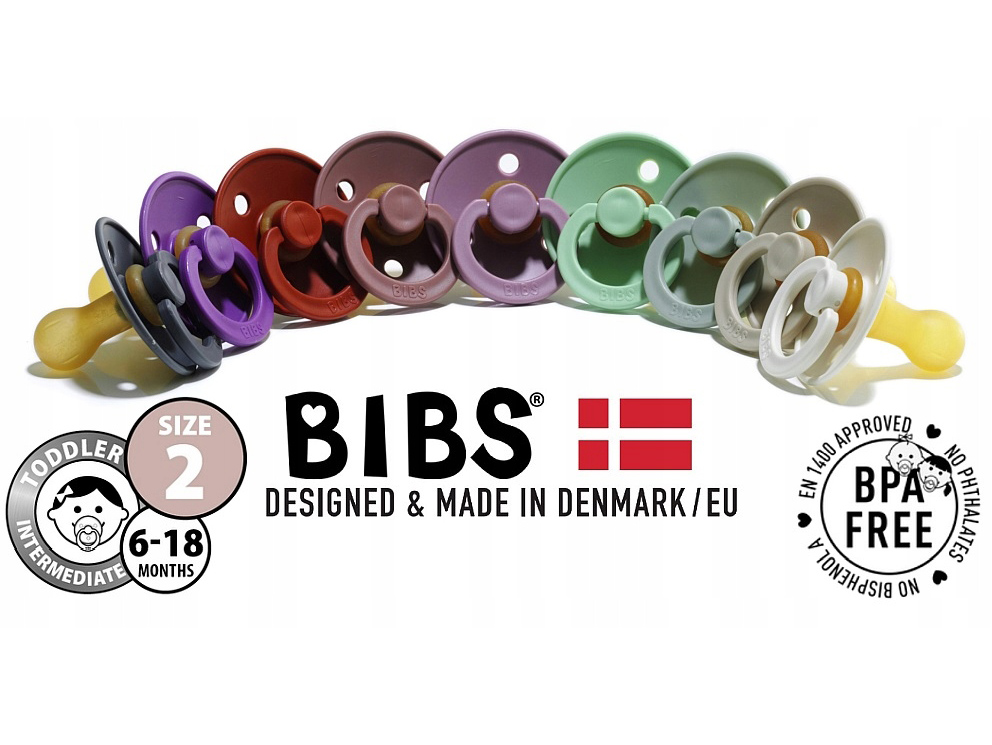 BIBS gumicumik Szín 6h+ 2db