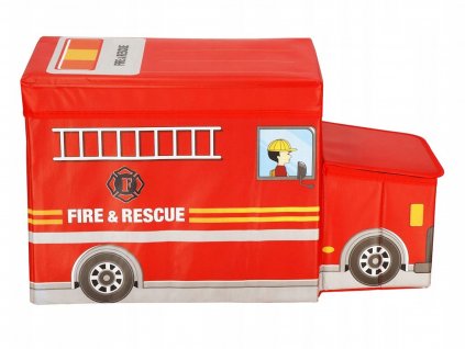 Box na hračky požiarnicke auto Fireman