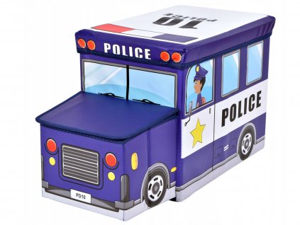 Box na hračky policajné auto Policeman