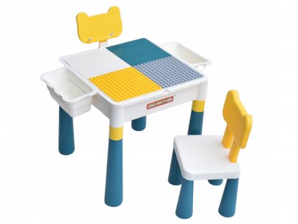 Modulárny stolík so stoličkou na Lego stavebnice Lele 1