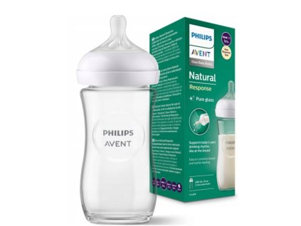 Sklenená fľaša Philips Avent Natural Response 240 ml