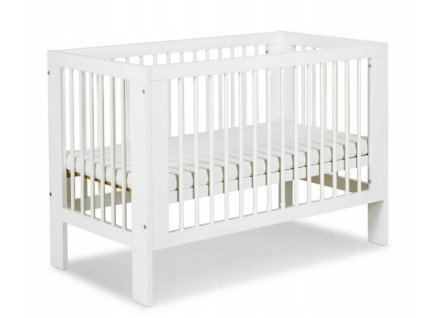 Detská postieľka KLUPS OLIVIA 120x60 - biela