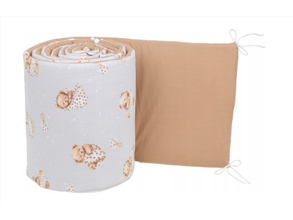 Mantinel do postieľky 180x30 spiaci macko