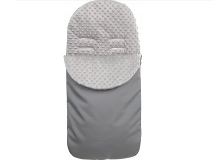 Prechodný fusak na jar/jeseň Minky 2v1 sivý