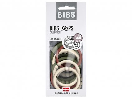 Bibs Loops Hryzátko/zavesenie cumlíka 12ks