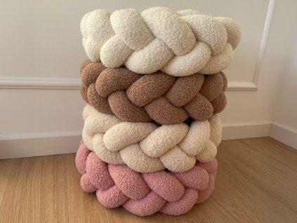 Mantinel do postieľky Vrkoč 180cm Boucle Handmade