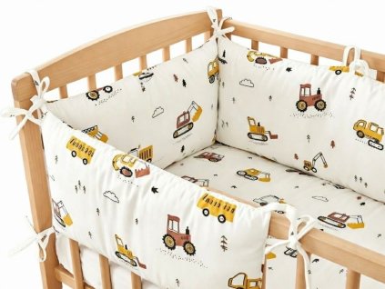 Mantinel do postieľky 180x30 Stavebné stroje