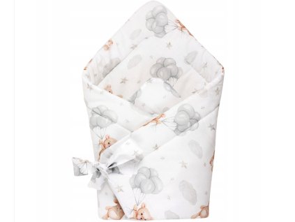 Dizajnová zavinovačka Lovely Macko s balónikmi